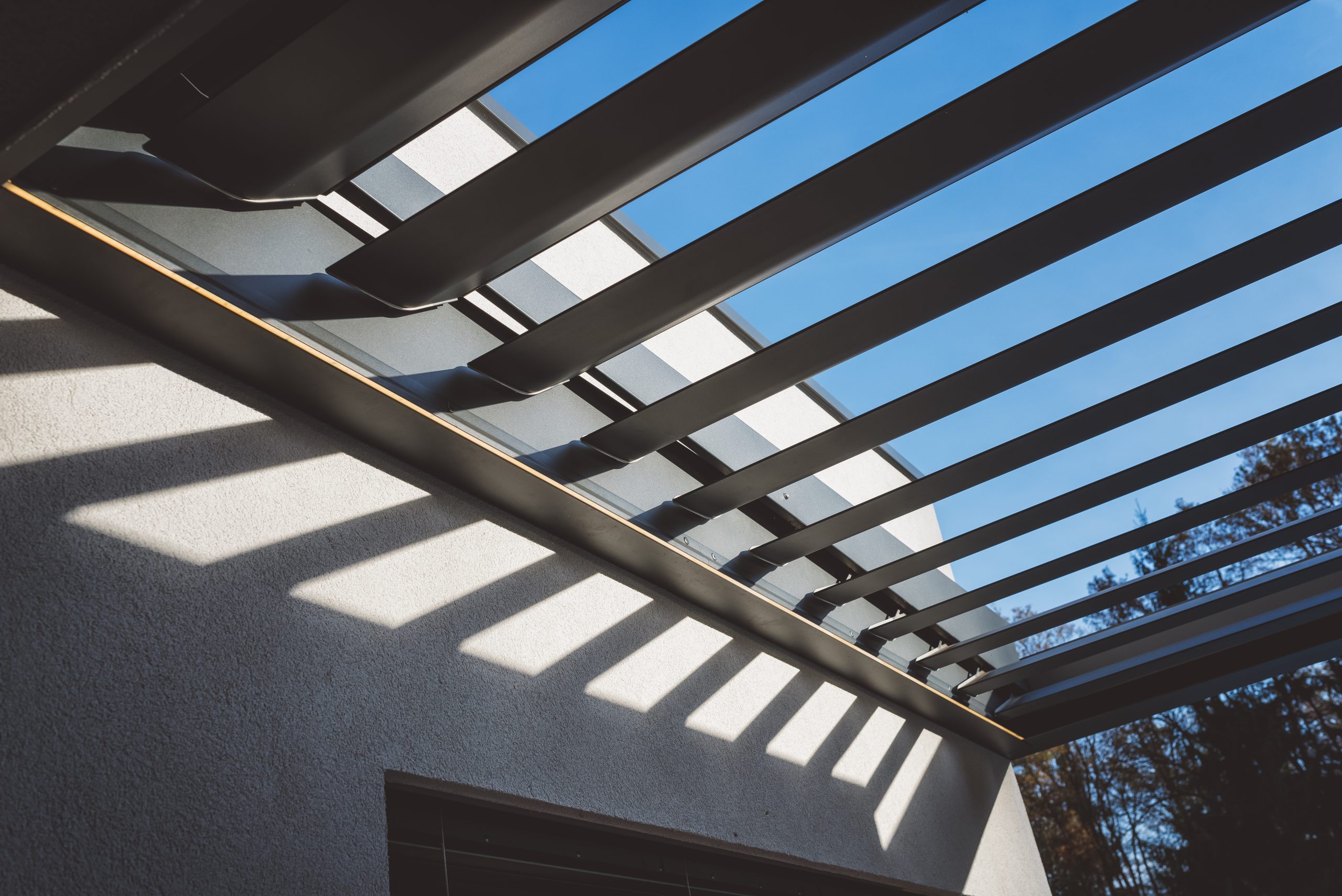 Luxury Blinds On The House and Terrace
